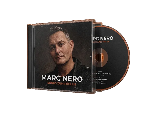 Marc Nero CD-Mockup mit Jewel-Case, Cover und bedruckter CD